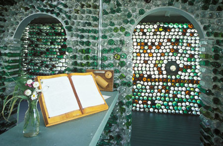 glass bottle walls