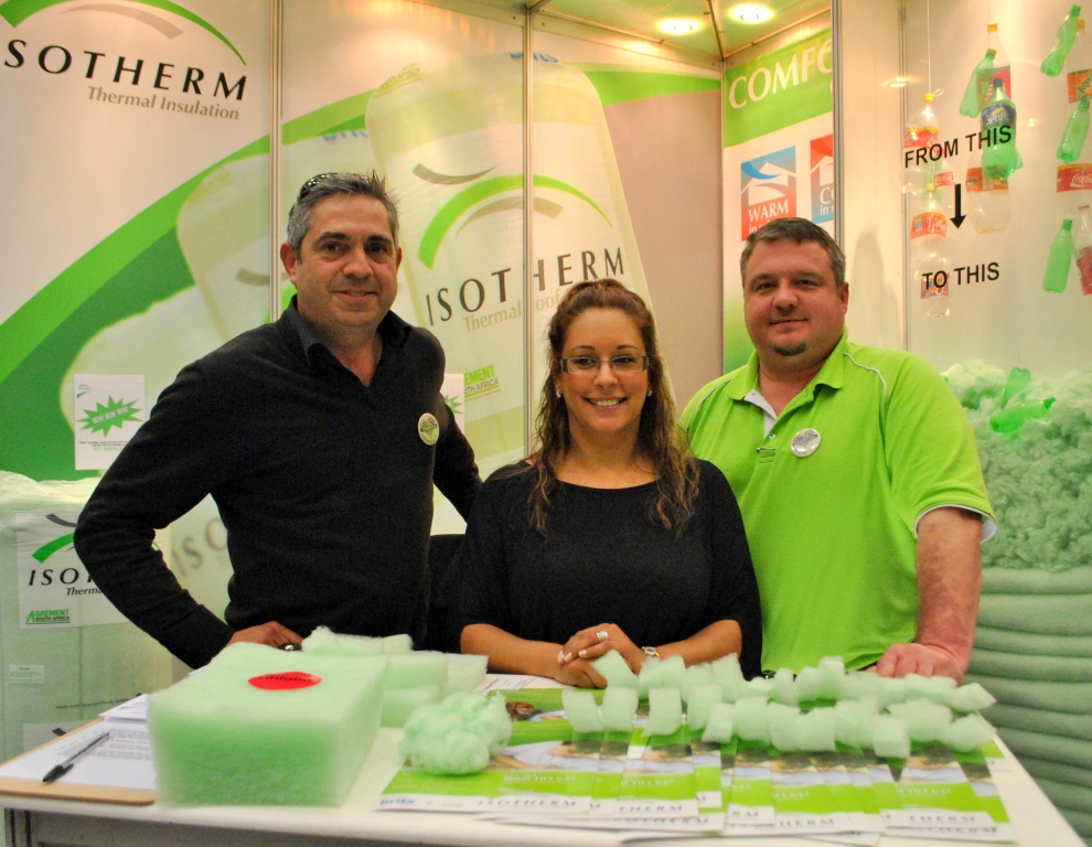 The team at the ISOTHERM stand
